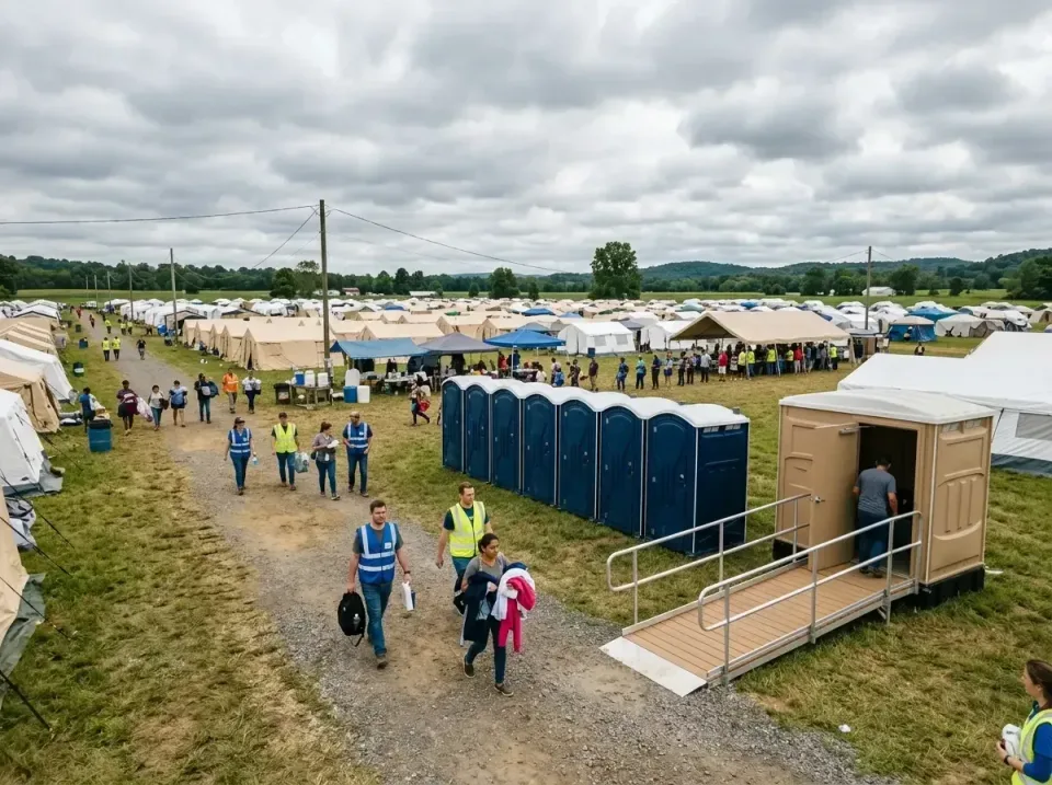 disaster-relief-camp-restrooms-010 — frequently asked questions, Dumpster & Portable Bathrooms Rental in Winchester, IN